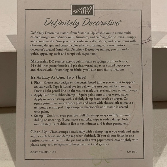 Stampin’ Up! Definitely Decorative Bold Butterfly  2004 - Picture 4 of 4